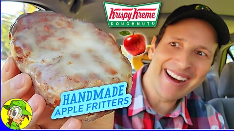 Krispy Kreme® HANDMADE APPLE FRITTERS Review ✋🍩🍎 Autumn's Orchard Collection 🍂 Peep THIS Out! 🕵️‍♂️