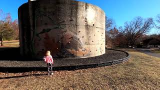 Outdoor Climbing Wall on a Cylinder?