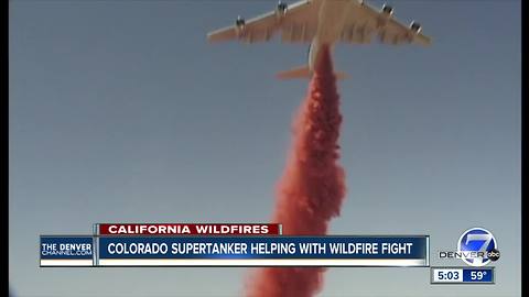 Colorado-based SuperTanker takes on California wildfires