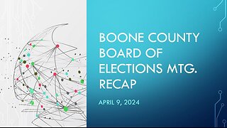 Boone Co. Community Speaks out at the Board of the Elections Meeting, 4.9.24