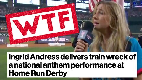 National Anthem Singer Gets DESTROYED After Performance At MLB Home Run Derby