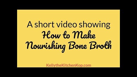 Super Nourishing Bone Broth