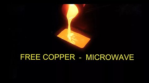 Free Copper - Copper Bar from a Microwave Oven