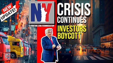 NYC CRISIS - More Investors Boycott for TRUMP! NY is a LOSER STATE! Truckers for Trump