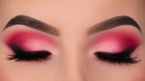 Valentine's Day Makeup Tutorial | Pink Smokey Eyes