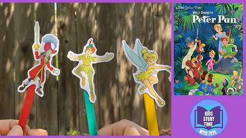 PETER PAN CRAFT TOY PUPPETS PRETEND PLAY READ ALOUD STORYTIME