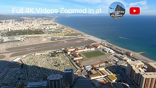 Wide Angle Landings and Departures from Above Gibraltar Airport