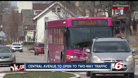 Central Avenue changing to two-way street this fall