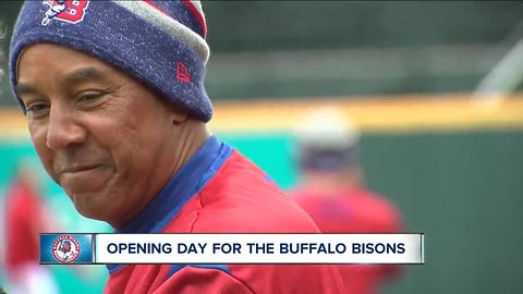Live at the ballpark. It's opening day for the Buffalo Bisons