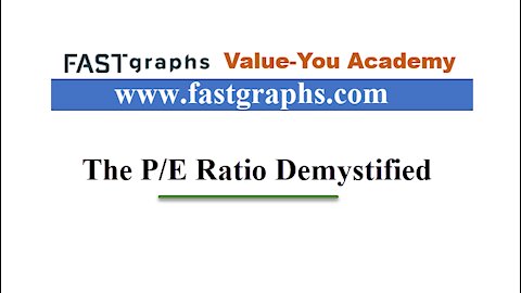 5 - The P/E Ratio Demystified