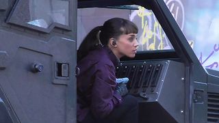 Actress Hannah John-Kamen's stunt double looks exactly like her!