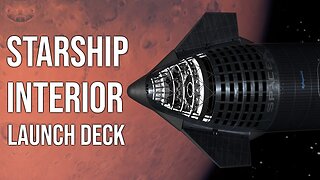 SpaceX Starship Interior: Launch Deck in transit to Mars