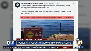 Crowds grow at Sunset Cliffs despite PD warnings