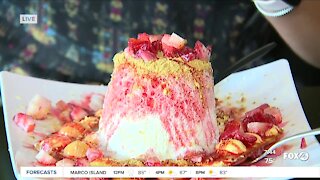 Vampire Penguin's shaved snow dessert in Naples