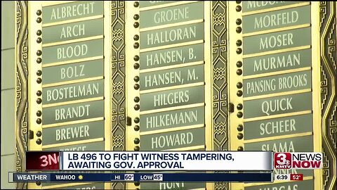 NE Legislature Considers Witness Tampering Bill - 2