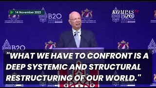 What we have to confront is a deep systemic and structural restructuring of our world - Klaus Schwab