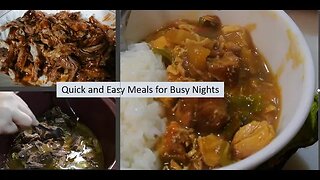 3 - Quick and Easy Meals for Busy Nights