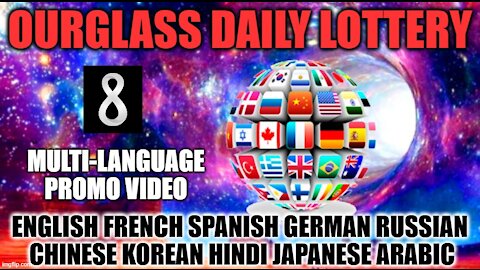 OURGLASS Multi Language English French Spanish German Russian Chinese Korean Hindi Japanese Arabic