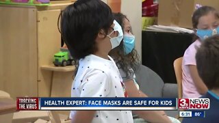 Health expert: Face masks are safe for kids