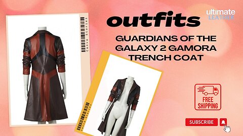 GUARDIANS OF THE GALAXY 2 GAMORA (ZOE SALDANA) TRENCH COAT