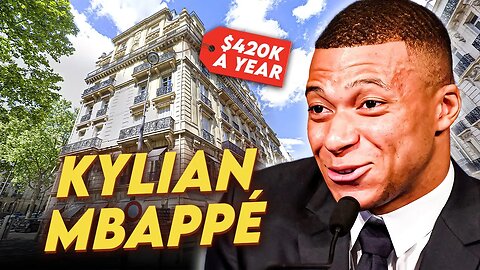 Kylian Mbappe | House Tour | $420K Paris Penthouse Rent & More