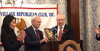 Morton Klein, keynote speaker and recipient of "Light Unto the Nations" award