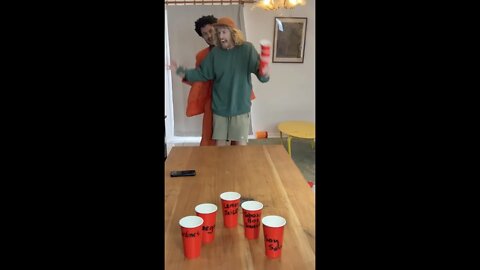 Beer Pong Challenge with "The Host!"