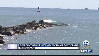 Search for fourth victim after deadly Miami Beach boat crash