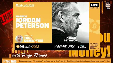 F You Money! | Bitcoin 2022 Miami - Jordan Peterson - Fireside