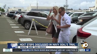 Next steps discussed in Navy SEAL's trial