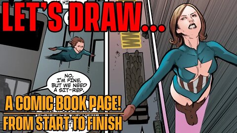 LET'S DRAW A COMIC BOOK PAGE w/ SHADEDRAWS!