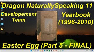 Dragon NaturallySpeaking 11 Developement Team Yearbook 'Easter Egg' (Part 5 - FINAL - See Desc.)