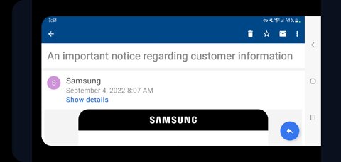 SAMSUNG CUSTOMERS LEFT VULNERABLE AFTER CYBERSECURITY HACK