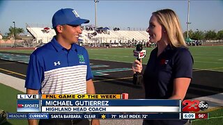 Game of the Week: Live interview with Coach Gutierrez