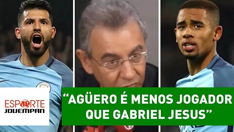 "Agüero é menos jogador que Gabriel Jesus", diz Flavio Prado