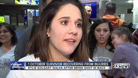 1 October survivor takes first steps in Las Vegas in emotional homecoming