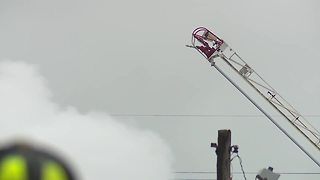 Firefighters battle blaze at East CLE trash dump