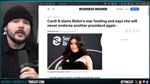 CARDI B SLAMS BIDEN, DEMOCRATS IN PANIC AS BIDEN POLLS COLLAPSE IN NEW YORK SIGNALING TRUMP 2024 W..