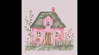 Country Cottage Cross Stitch Pattern by Welovit | welovit.net | #welovit