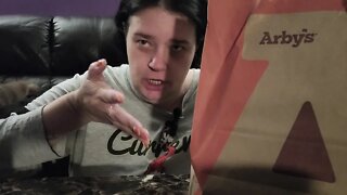 arby's mukbang asmr 🍔 🍟