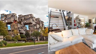 Un rare logement d’Habitat 67 est à louer à Montréal et coûte presque 3000$/mois