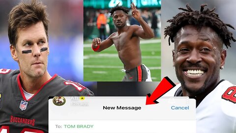Antonio Brown posted a private text message from Tom Brady and it BACKFIRES! Twitter SLAMS him!