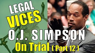 O.J. Simpson Trial: Part 12 - Direct and Cross examination of Lt. FRANK SPANGLER