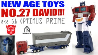 Newage Toys - No.27 David (Optimus Prime) Review