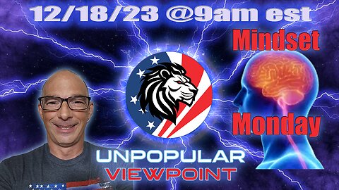 Morning ViewPoint with Poppy - MINDSET MONDAY 12/18/23 @9am est