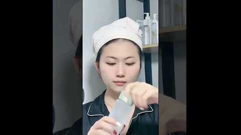 ASMR Skincare Routine Girls Chinese 7