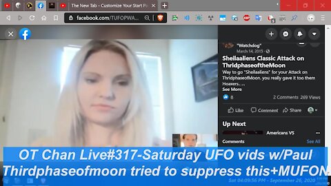 Saturday Live UFO Topics & Vid Analysis - Thirdphaseofmoon suppressed this+MUFON] - OT Chan Live#317