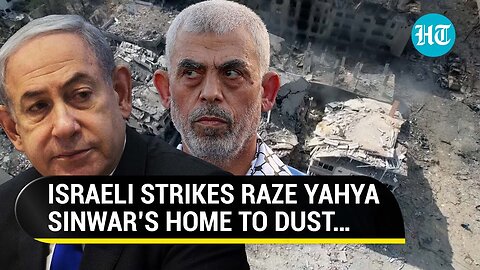 Israel Releases Video Of Razed Home Of Hamas Leader Yahya Sinwar | Watch