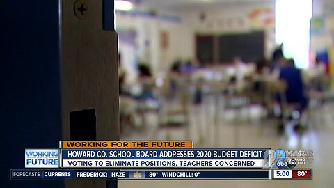 Howard Co. School Board votes to eliminate teacher positions to balance budget