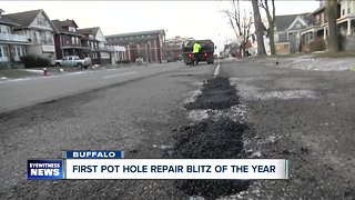 Buffalo Department of Public Works looks to put the "blitz" on pothole season